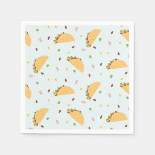 Hunger nach dem Muster von Tacos Serviette