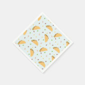 Hunger nach dem Muster von Tacos Serviette (Ecke)