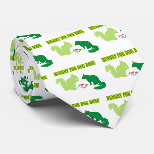 Hunger nach Hundebranke Krawatte (Gerollt)