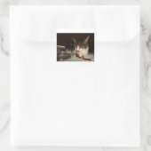 Hunger nach Kassetten Quadratischer Aufkleber (Tasche)