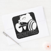 Hungerbeere Quadratischer Aufkleber (Umschlag)