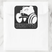 Hungerbeere Quadratischer Aufkleber (Tasche)