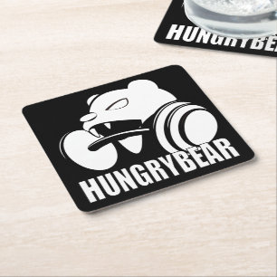 Hungerbeere Rechteckiger Pappuntersetzer