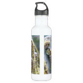 Hungerbühl Weiße Raupen Trinkflasche (Rückseite)