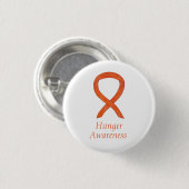 Hungerfestung Awareness Ribbon Custom Button (Vorne & Hinten)