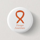 Hungerfestung Awareness Ribbon Custom Button (Vorderseite)