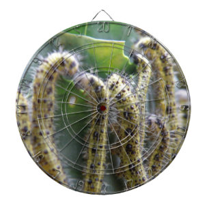 Hungerfestungen Cabbage White Raupen Kunst-Karte Dartscheibe