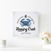 Hungerfestungen Quadratische Wanduhr (Zuhause)