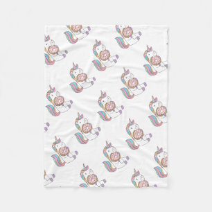 Hungerfestungen Unicorns Niedliche Kunst, Dichtung Fleecedecke