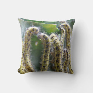 Hungerfestungen Weiße Raupen Pillow Kissen