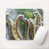 Hungerfestungen Weißes Raupe Mousepad (Mit Mouse)