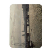 Hungerford Bridge von der Waterloo Bridge Magnet (Vertikal)