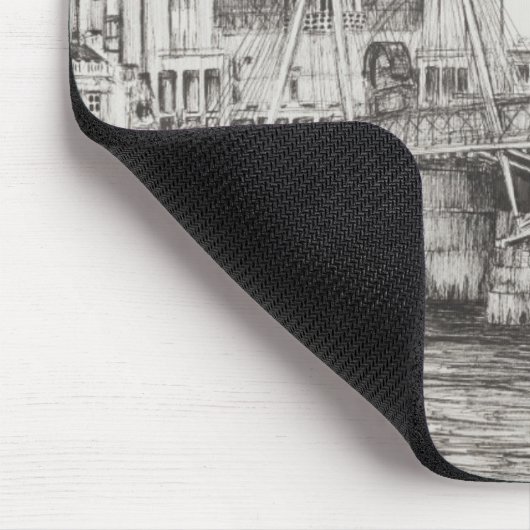 Hungerford Brücke London 30/10/2006 Mousepad (Ecke)