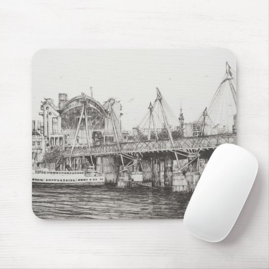 Hungerford Brücke London 30/10/2006 Mousepad (Mit Mouse)
