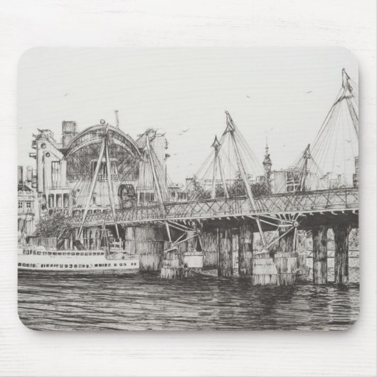 Hungerford Brücke London 30/10/2006 Mousepad (Vorne)