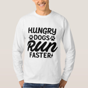 Hungerhunde Laufen Schnellere Vintag T-Shirt