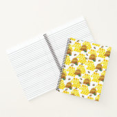 Hungerische Raupe | Das Bienenmuster Gerettet Notizblock (Innenseite)