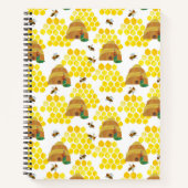 Hungerische Raupe | Das Bienenmuster Gerettet Notizblock (Vorderseite)