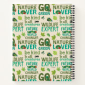 Hungerische Raupe | Future World Changer Pattern Notizblock (Rückseite)