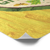 Hungerische Raupe | Go Green Poster (Ecke)