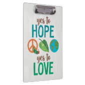 Hungerische Raupe | Ja zur Hoffnung Klemmbrett (Rechts)