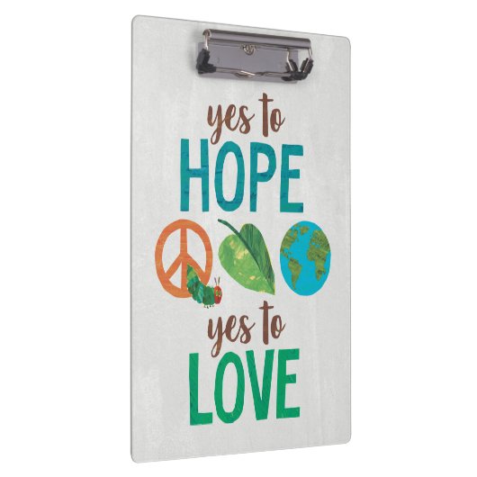 Hungerische Raupe | Ja zur Hoffnung Klemmbrett (Rechts)