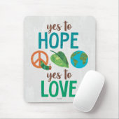 Hungerische Raupe | Ja zur Hoffnung Mousepad (Mit Mouse)