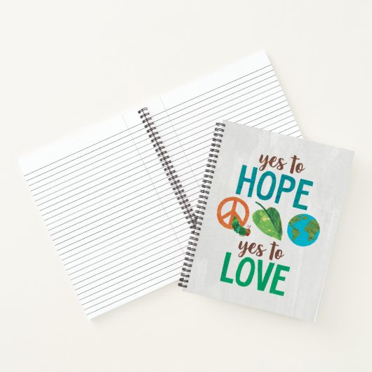 Hungerische Raupe | Ja zur Hoffnung Notizblock (Innenseite)