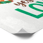 Hungerische Raupe | Ja zur Hoffnung Poster (Ecke)