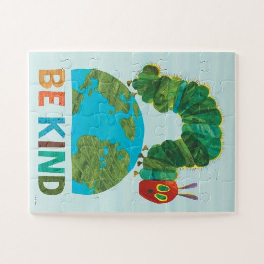 Hungerische Raupe | Seid gütig - Kinder Puzzle (Horizontal)