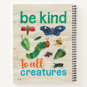 Hungerische Raupe | Seien Sie freundlich zu allen  Notizblock (Rückseite)