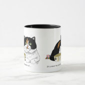 Hungerkatze am frühen Morgen Tasse (Zentrum)