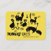 Hungerkatzen~ Visitenkarten Visitenkarte (Rückseite)