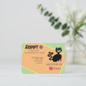 Hungerkatzen~ Visitenkarten Visitenkarte (Stehend Vorderseite)