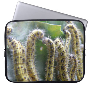 Hungerkohl Weiße Raupen Notebook-Tasche Laptopschutzhülle