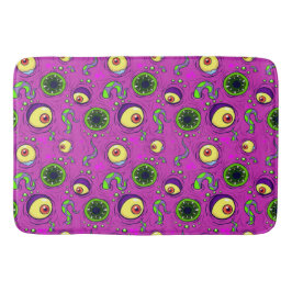 Hungermonster Nahtloses Muster Badematte