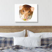 Hungerrat Canvas Print Leinwanddruck (Insitu (Schlafzimmer))