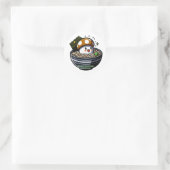 Hungersnot Runder Aufkleber (Tasche)