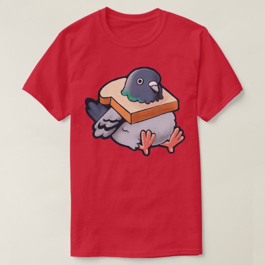 Hungertaube 1 T-Shirt (Design vorne)