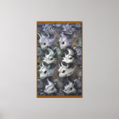 Hungertouren im stillen Wasser der Freizeit Leinwanddruck (Vorderseite)