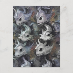 Hungertouren im stillen Wasser der Freizeit Postkarte