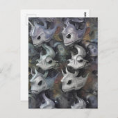 Hungertouren im stillen Wasser der Freizeit Postkarte (Vorne/Hinten)