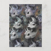 Hungertouren im stillen Wasser der Freizeit Postkarte (Vorderseite)