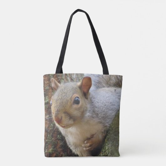 Hungriechhörnchen mit Ihrem Namen Tote Bag Tasche (Rückseite)