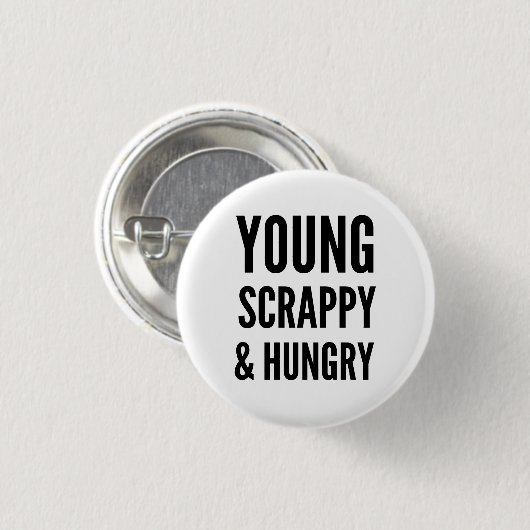 Hungrig Button (Vorne & Hinten)