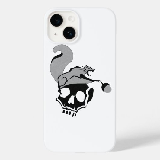 Hungrig Flying Gray Death Eichirrel Case-Mate iPhone Hülle (Rückseite)