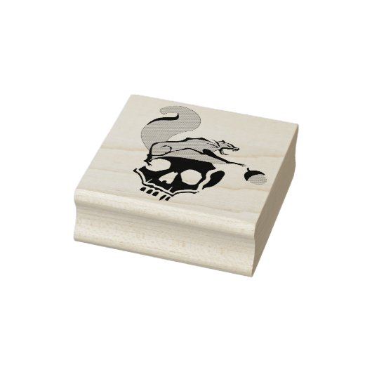 Hungrig Flying Gray Death Eichirrel Gummistempel (Stempel)
