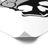 Hungrig Flying Gray Death Eichirrel Poster (Ecke)