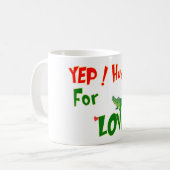 Hungrig für Liebe! Kaffeetasse (Vorderseite Links)