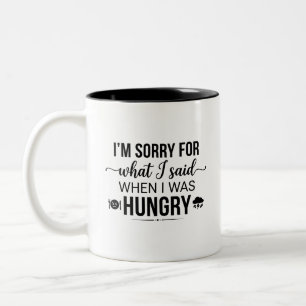 Hungrig nach Lachern Zwei-Ton-Tasse Zweifarbige Tasse